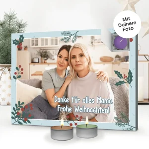 Personalisierter Duftkerzen Adventskalender "Mama"